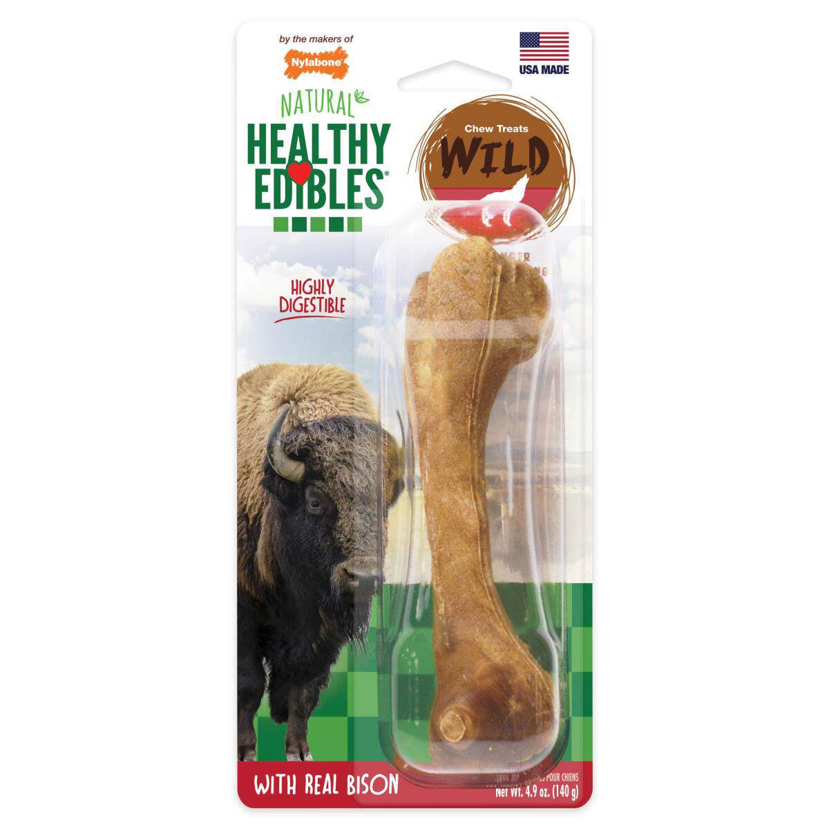Healthy edibles bison